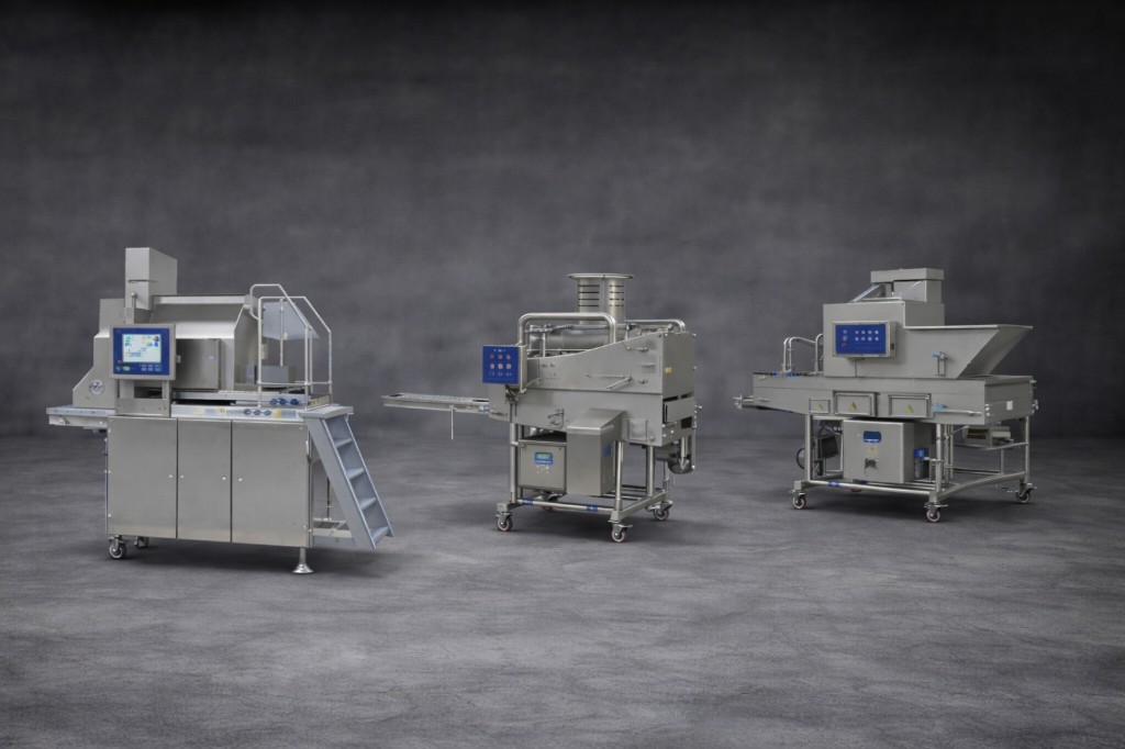 Stainless steel food processing machinery forming breading and freezing line Bulgaria - Lambda Coherence LTD